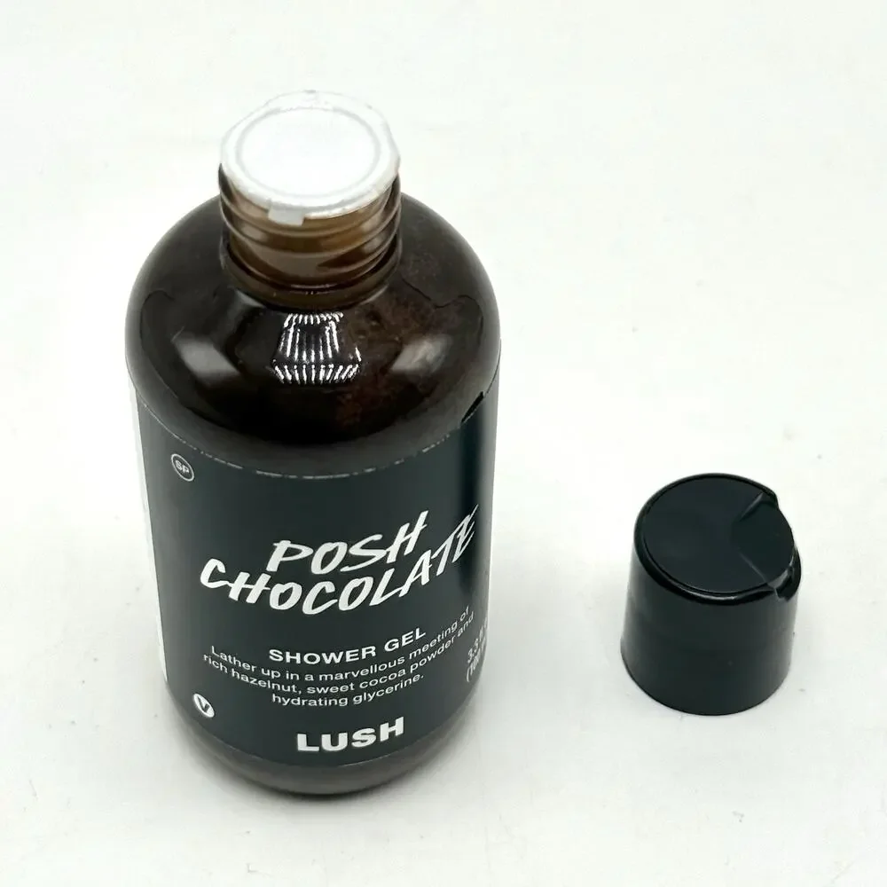 Lush Posh Chocolate Shower Gel 3.3oz Hazelnut Cocoa New Sealed